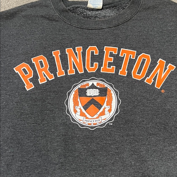 Vintage Princeton Crewneck Sweatshirt Grey size small - Picture 2 of 6